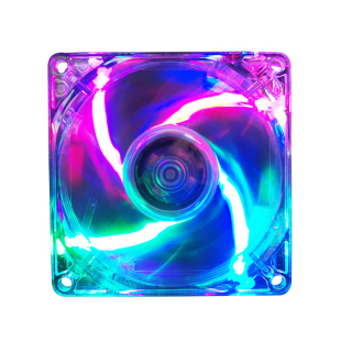 超频三冰神机箱风扇 8cm风扇led 风扇 电脑风扇电源风扇静音