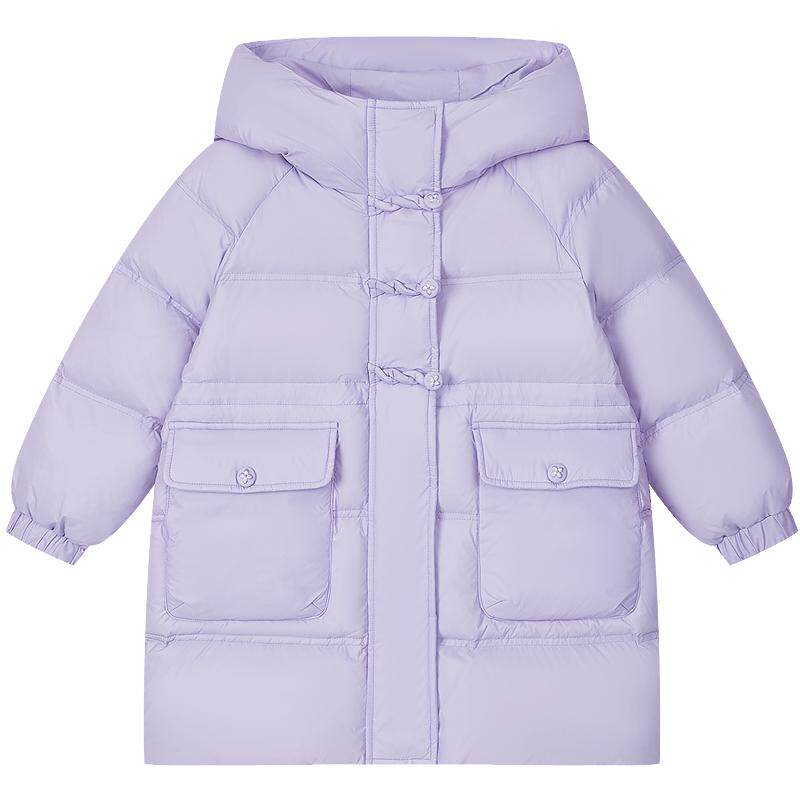 笛莎官方旗舰童装女童羽绒服冬季新款女孩儿童蓄热保暖三防抗菌绒