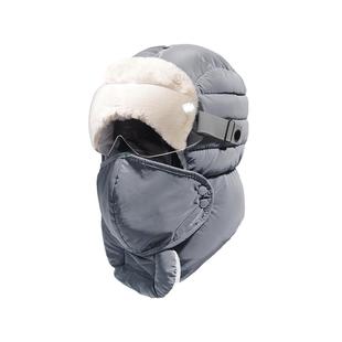 金柏高帽子男女冬季雷锋帽冬天骑车保暖防寒神器电动车防风棉帽子