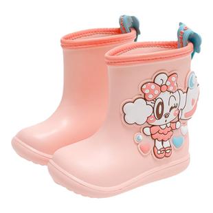 巴布豆童鞋官方旗舰店儿童雨鞋女款2025新款水鞋防滑女童宝宝雨靴