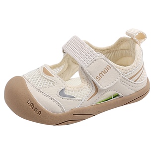 防踢包头2026新款女童凉鞋软底男宝宝鞋子夏薄款儿童休闲运动跑步