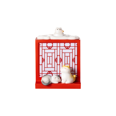 故宫淘宝宫猫发光摆件