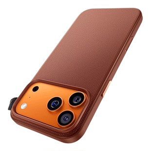 【Uecoo原创家】官方同款适用于苹果17Pro手机壳臻品科技织物强磁吸苹果17PromaxAI按键简约风硅胶壳编织肤感