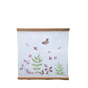 植物拓印材料包敲拓染工具包明矾固色垫板锤子纯棉布料方巾拓染锤