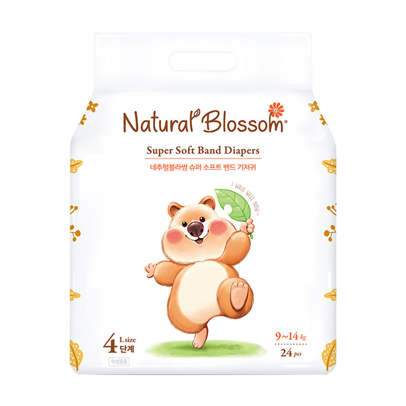 韩国自然花蕾L24片纸尿裤