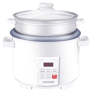 爱德传统老式智能电饭锅5L家用电饭煲带蒸笼多功能蒸煮饭粥正品