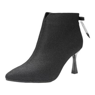 DUSTO/大东冬季细跟带亮片女士细跟高跟鞋21D1019D尾货清仓鞋