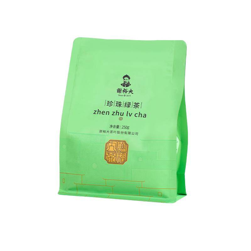 2026新茶谢裕大珍珠绿茶黄山毛峰原料炒烘青茶浓香口粮茶250g官方