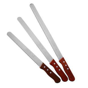 阳江不锈钢面包刀蛋糕刀木柄烘焙细齿粗齿吐司蛋糕锯齿刀土司刀