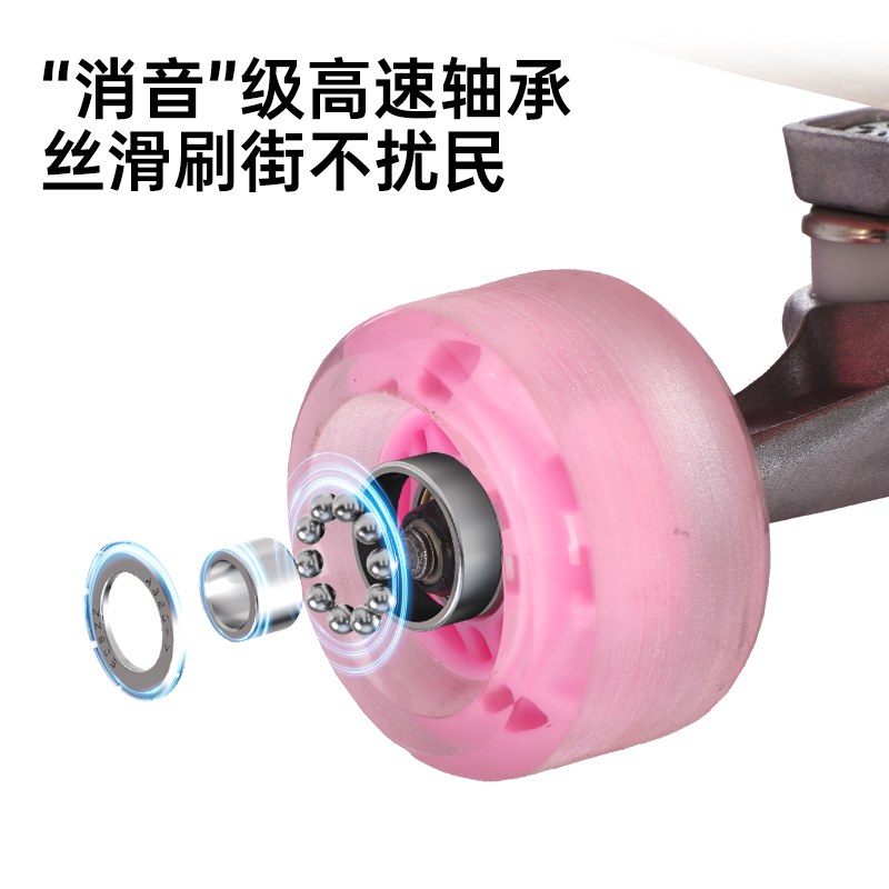 滑板成人专用初学者陆地冲浪板3-18岁成人摇摆转向代步刷街滑板车