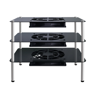 华顾14CM大风扇USB路由器电视/宽带猫机顶盒外置静音铝板散热架子