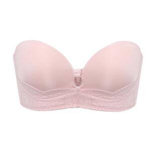 【断码秒杀】歌瑞森文胸无肩带聚拢隐形抹胸内衣女无钢圈裹胸防滑