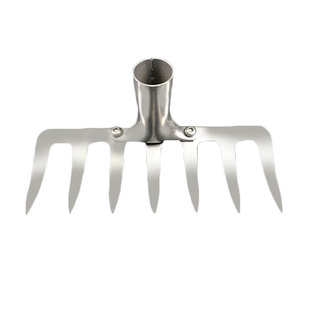 家用搂草耙子农用铁耙耙齿九齿钉耙农具翻土松土扒草铁抓爬子草耙