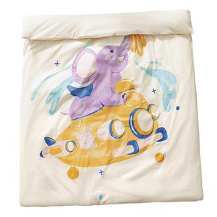 贝肽斯婴儿被套纯棉a类宝宝全棉被罩儿童120*150幼儿园床品套件