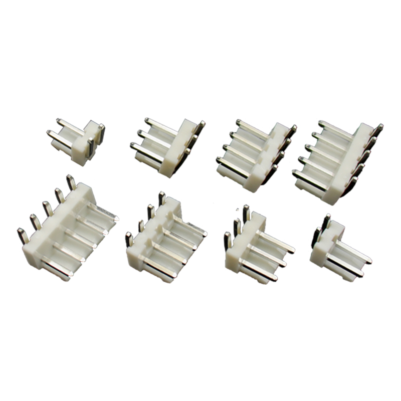 VH3.96 接插件 弯针 焊板接线端子2P3P4P5P6P7P8P-12p 弯脚插座