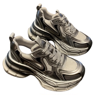 YOUNGER LURE老爹鞋女款2026新款爆款春秋季厚底增高运动时尚气质