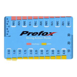 prefox民谣吉他弦距测量尺电吉他弦距弦高尺测量工具琴颈调节配件