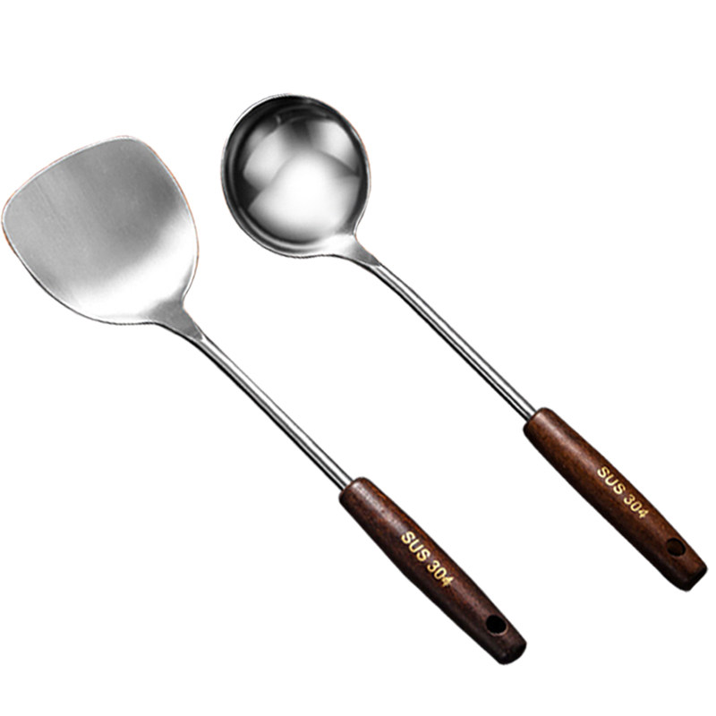 木柄防烫】锅铲7件套家用304食品