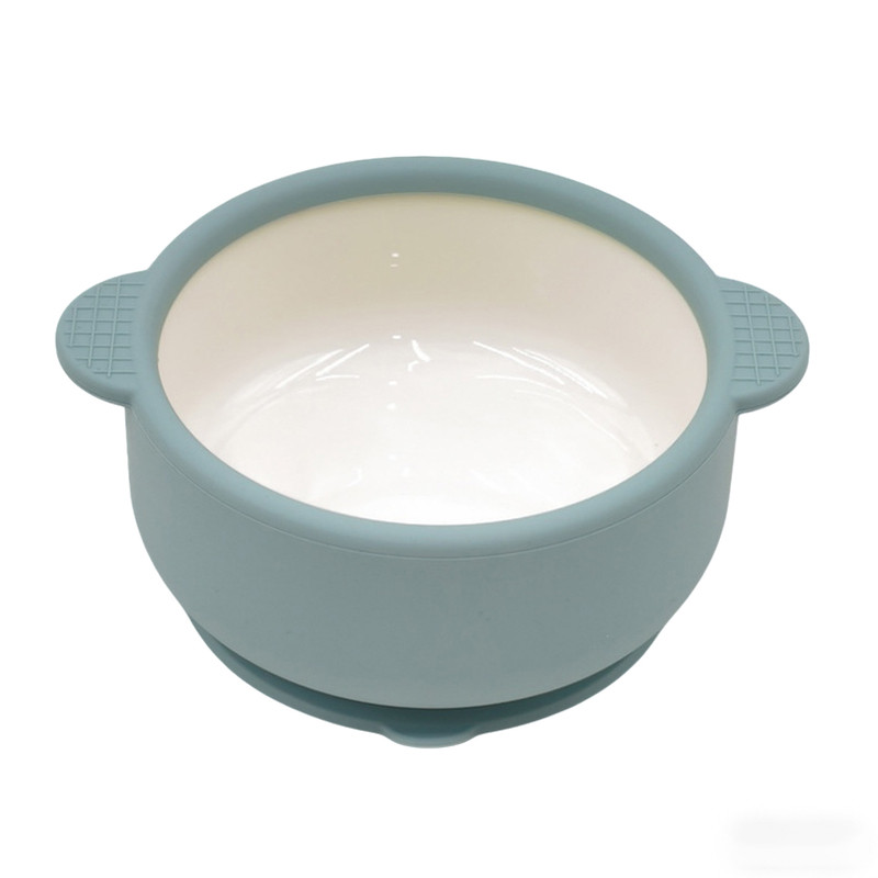 宝宝专用陶瓷辅食碗儿童吸盘餐盘