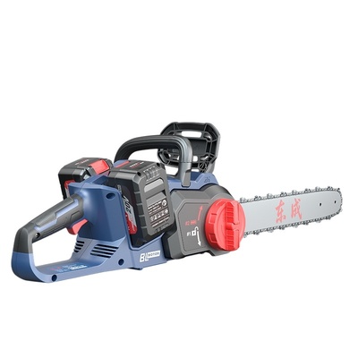 东成充电锂电锯家用伐木锯电链锯
