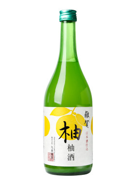日本杂贺柚子酒果肉梅酒720ml