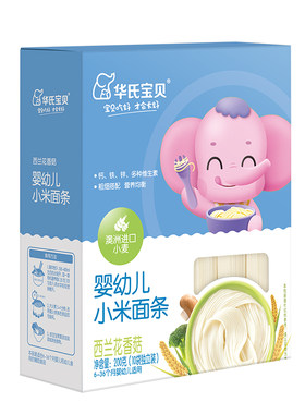 华氏婴幼儿小米宝宝面条营养辅食