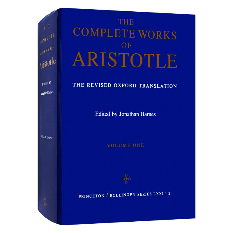 英文原版 精装 Complete Works of Aristotle Volume 1 亚里斯多德全集 第1卷 精装 英文版 进口英语原版书籍