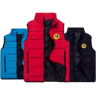 秋冬季武术协会马甲  运动马甲 体育生冬季训练棉马甲 定制图案