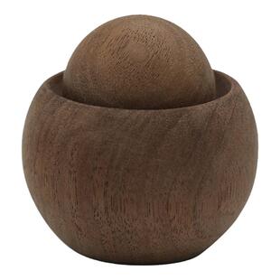 扩香木精油无火香薰木家用卧室内胡桃木质持久香氛摆件随身留香器