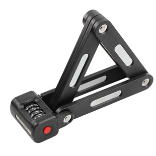 GIANT捷安特自行车锁加粗防盗折叠锁山地车电动车密码锁骑行装备