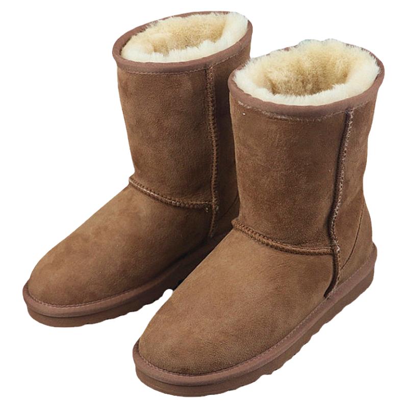 巨保暖!加厚羊皮毛一体雪地靴