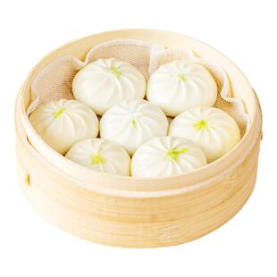 【连福记】韭菜鸡蛋素馅小笼包约45个荠菜包子早餐半成品加热即食