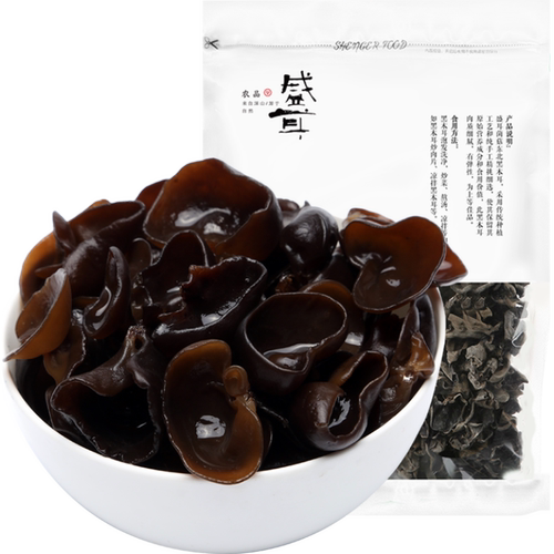 包邮！盛耳东北黑木耳肉厚凉拌炒菜无根云耳秋耳深山特产干货