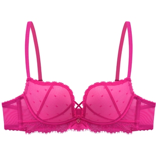 商场同款MYBODY新款波点蕾丝性感内衣女士聚拢小胸贝壳杯文胸胸罩