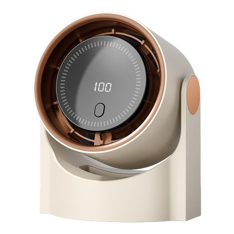 定制LOGO新品100檔無(wú)葉風(fēng)扇USB充電靜音辦公室桌面循環(huán)扇可掛壁學(xué)校宿舍學(xué)生兒童幼兒戶外方便便攜式生日禮物