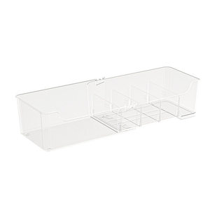 调料收纳盒可伸缩橱柜瓶罐料包整理盒厨房分格袋装调料品置物架