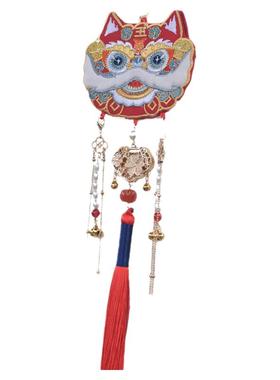 新春款舞狮项链/禁步