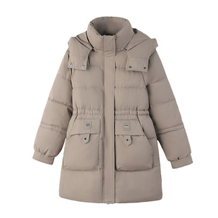 中长款羽绒棉衣棉服女款冬季2026年新款爆款妈妈保暖加厚棉袄外套