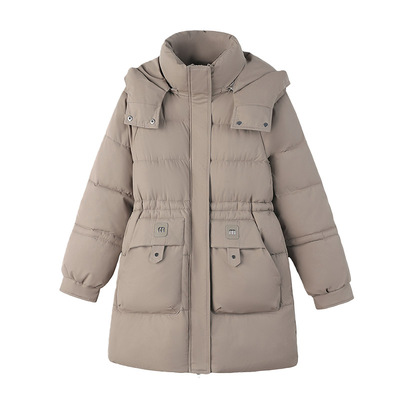 中长款羽绒棉衣棉服女款冬季2025年新款爆款妈妈保暖加厚棉袄外套