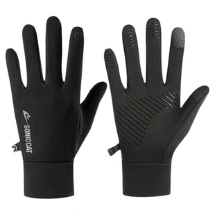 北体共研丨音速猫全能手套冬季跑步骑行运动AUTO-FIT加绒保暖防风
