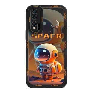 华为nova6手机壳新款nove6se全包防摔5g版nowa6专用男女生novo6网红es宇航员保护套液态硅胶por外壳适用星空