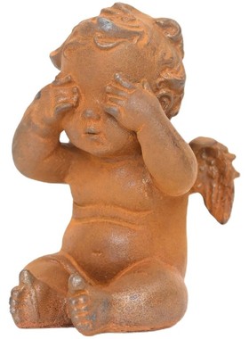 实心铸铁锈色花园装饰杂货摆件