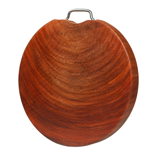 正宗铁木砧板家用实木菜板圆形案板厨房老铁树切菜板占板加厚抑菌