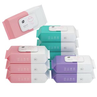 植护湿巾纸婴儿新生宝宝幼儿童手口屁专用家庭实惠大包装厕纸成箱