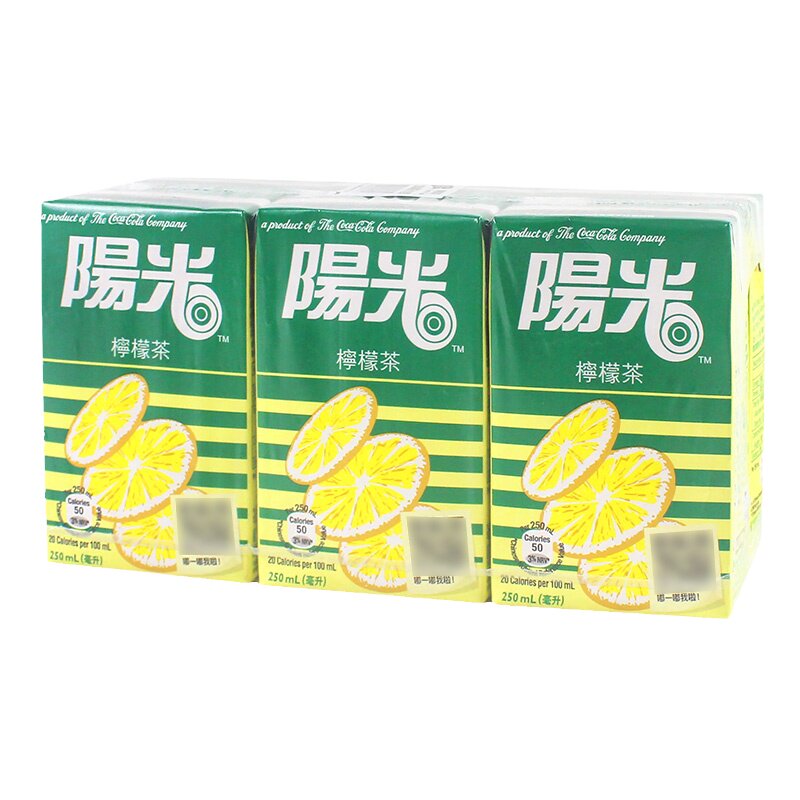 阳光柠檬茶饮料解渴解腻