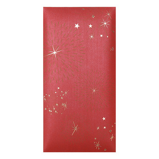 通用红包简约精致纹理西式烫金定制印字大号新年节日贺礼利事封套