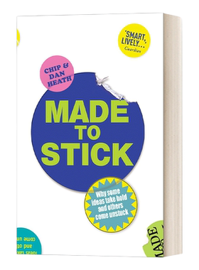 英文原版 Made to Stick 行为设计学 让创意更有黏性 奇普·希思 英文版 进口英语原版书籍