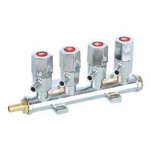 汽车卡车货车淋水器配件淋水阀合金分水器总成淋水器开关四五六通