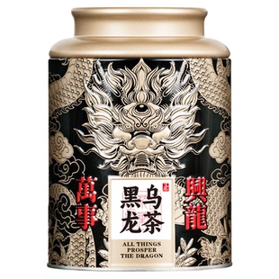 五虎乌龙茶茶叶自己喝特级油切黑乌龙茶冷泡茶高山茶新茶罐装散茶
