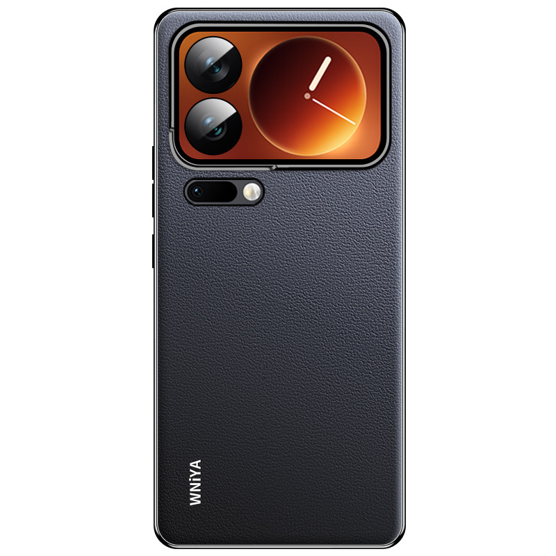 适用小米17手机壳新款高端电镀素皮Xiaomi17pro高级感镜头触屏膜超薄保护套小米17promax全包防摔男女生外壳